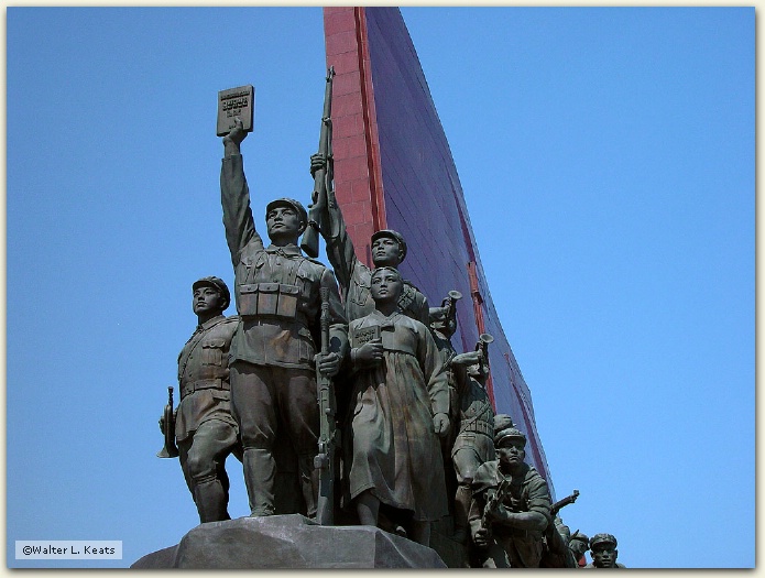 Kim Il Sung Statue, Pyongyang, DPRK